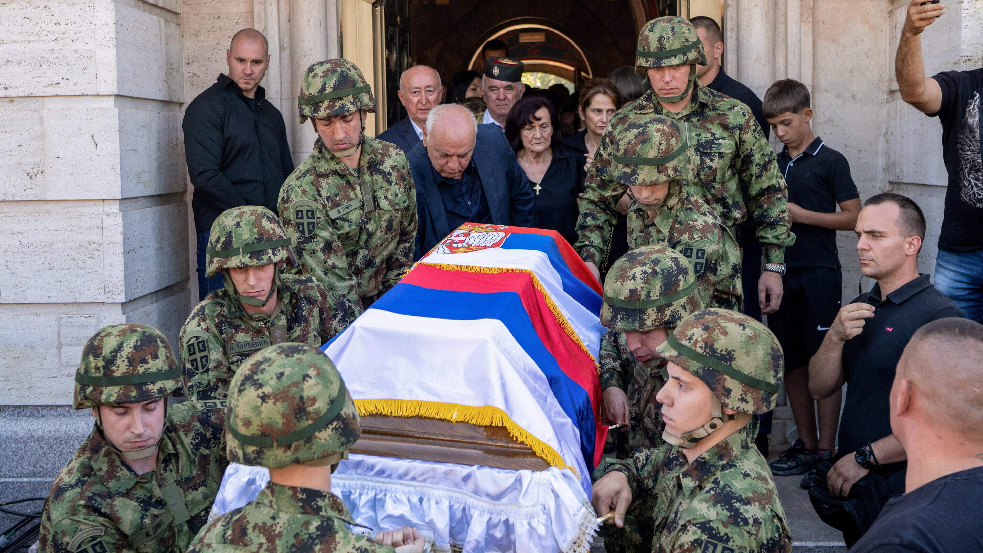 Thousands attend military funeral of ‘Butcher of Bosnia’ war criminal Ratko Mladic in Belgrade